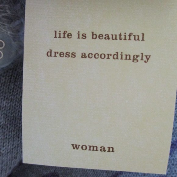 NWT! Sonoma Women's Plus Size Cardigan Sweater, Gray and Purple Floral, Size 3X - Picture 10 of 14